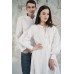 Embroidered Man&Woman Set "Grace" white